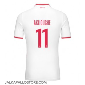 AS Monaco Maghnes Akliouche #11 Kotipaita 2024-25 Lyhythihainen